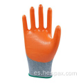 Guantes de trabajo recubiertos con nitrilo Hespax Anti-Cut 3/4 recubierto de nitrilo